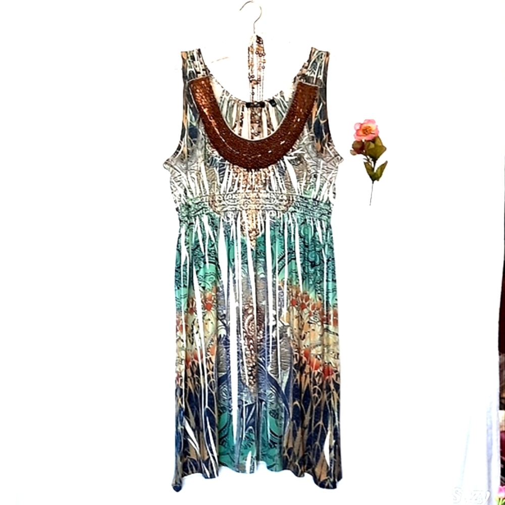 APT.9 Scoop Neck Sleeveless Sundress